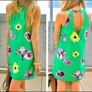 J Crew floral shift dress